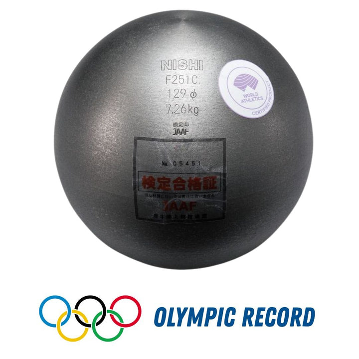 Buy Shot Put NISHI Men's 16lb 129mm - Throws Pro Fast Shipping