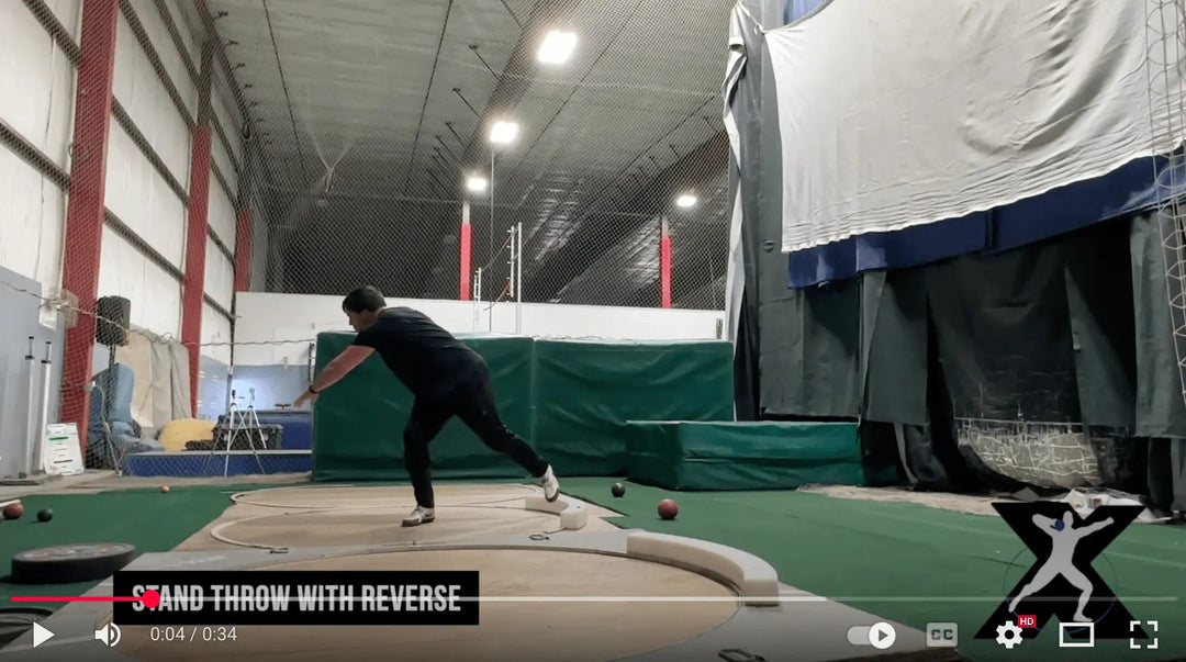 Shot Put Standing Throw - Throws Pro