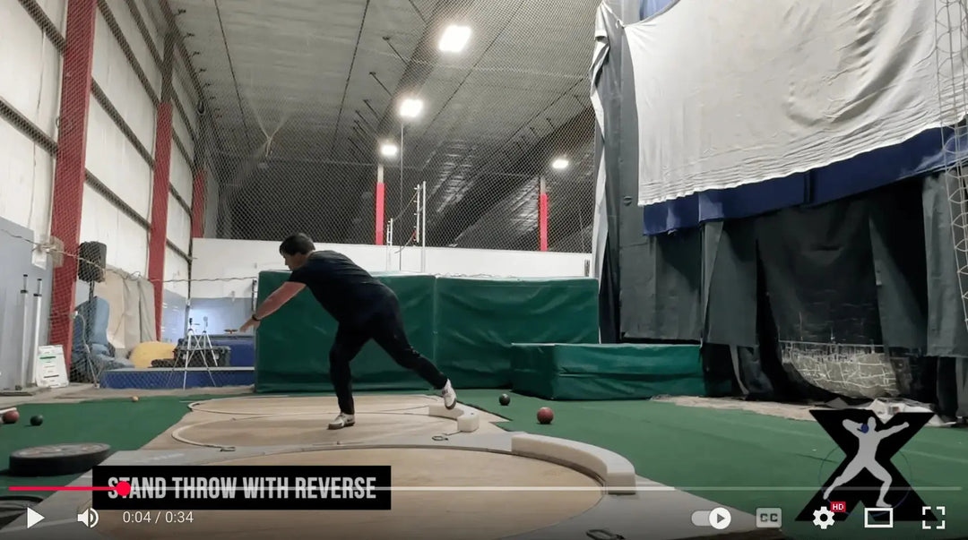 Shot Put Standing Throw - Throws Pro