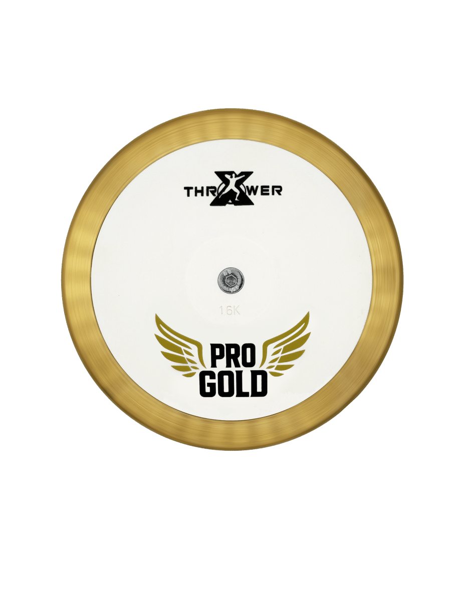 Buy 1.6k Discus High School Boys | Pro Gold | Very High Rim Weight - Throws Pro Fast Shipping