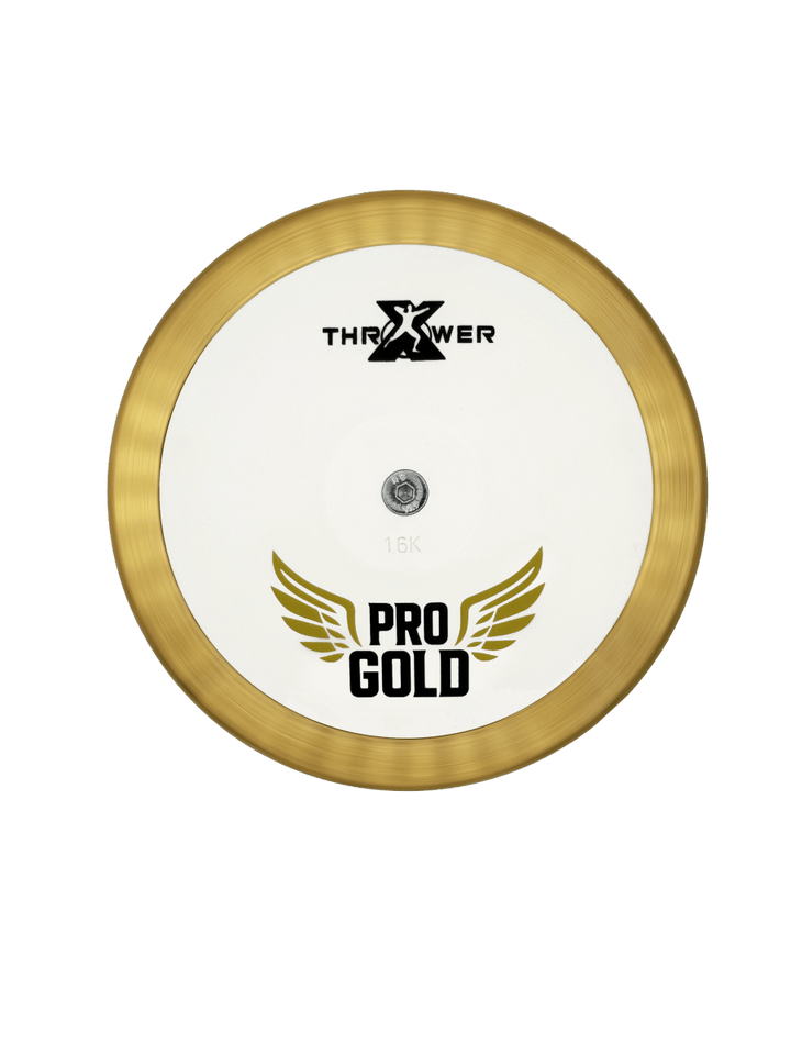 Buy 1.6k Discus High School Boys | Pro Gold | Very High Rim Weight - Throws Pro Fast Shipping