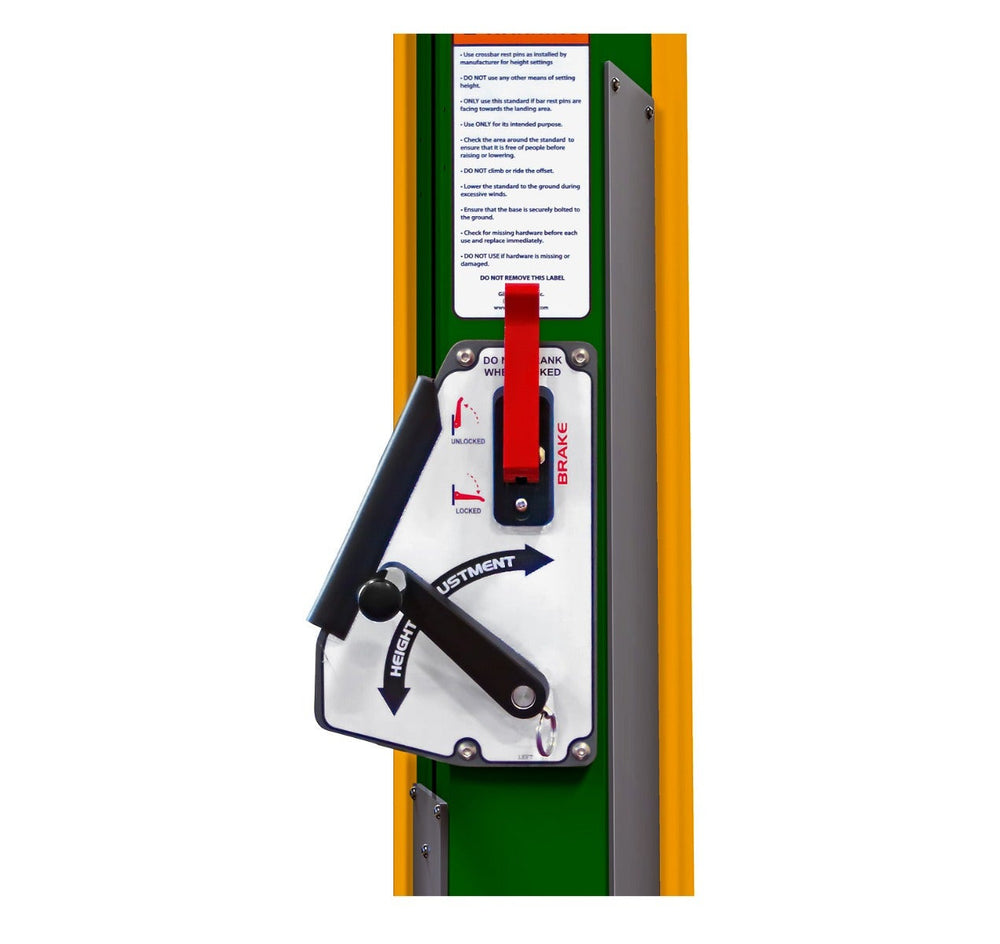 Gill AGX M2 pole vault standard hand crank height adjustment