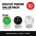 Discus High School | Buy 2 Get 1 Free Value Pack | Competition Legal