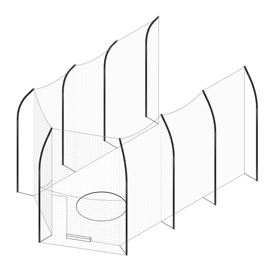Cage for Throwing World Athletics Model - Throws Pro