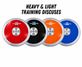 Discus 2 Kilo Heavy & Light Training Discus | Men's Series | Throws Pro