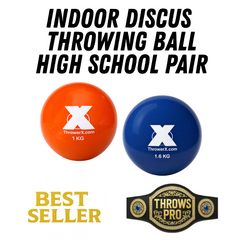 Indoor Discus Throwing Balls | Flexible | Safe Landing | 800g to 2k | Throws Pro