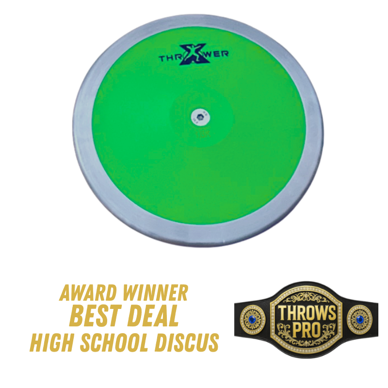 1.6 Kilo Discus for high school boys, most popular models, all levels, NFHS legal