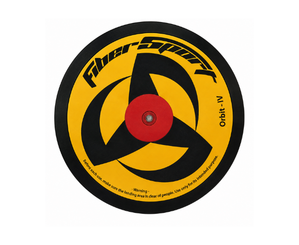 FiberSport Orbit IV discus, 2 kilo Ultra Spin model at 86 percent rim weight
