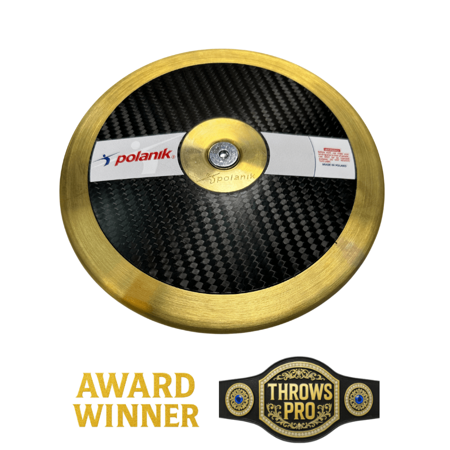 Buy Discus Polanik Gold Carbon | Best High Spin Discus | Champion Proven - Throws Pro Fast Shipping