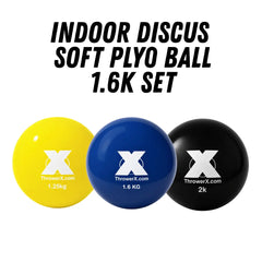 Indoor Discus Throwing Balls | Flexible and Durable | Safe Landing Thrower X