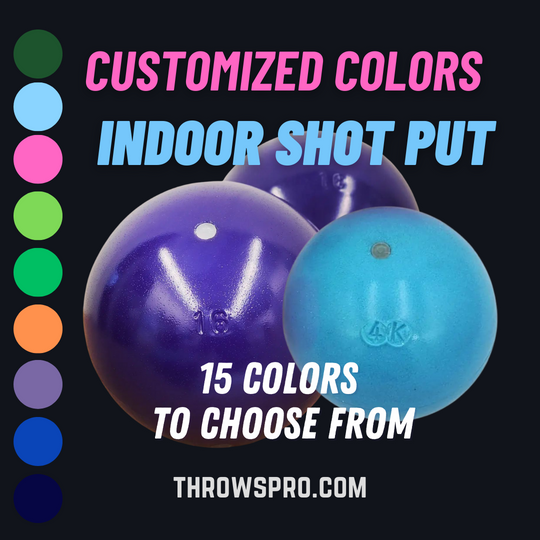Shot Put Indoor Hardshell in 15 colors - Throws Pro 
