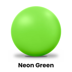 Indoor shot put hardshell in neon green