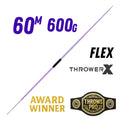 600g Javelin | Steel Tip | 60m Rating | Stiff | High School Girls & Women