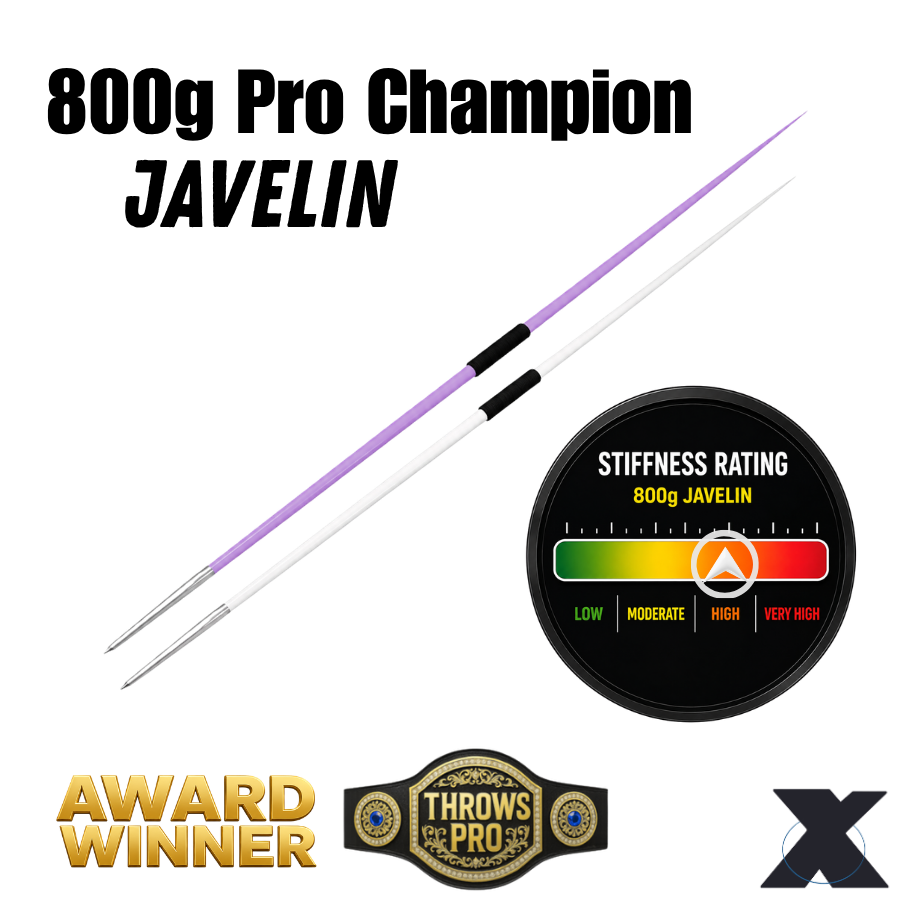 Thrower X 800g Javelin Pro Champion, steel tip