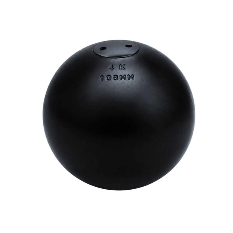 Lathe-Turned Outdoor Shot Put | 4 k, 12 lb &amp; 16 lb | NFHS &amp; NCAA Legal
