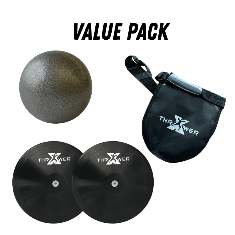 Buy Shot Put and Discus Throw | Value Pack| Competition Legal - Throws Pro Fast Shipping