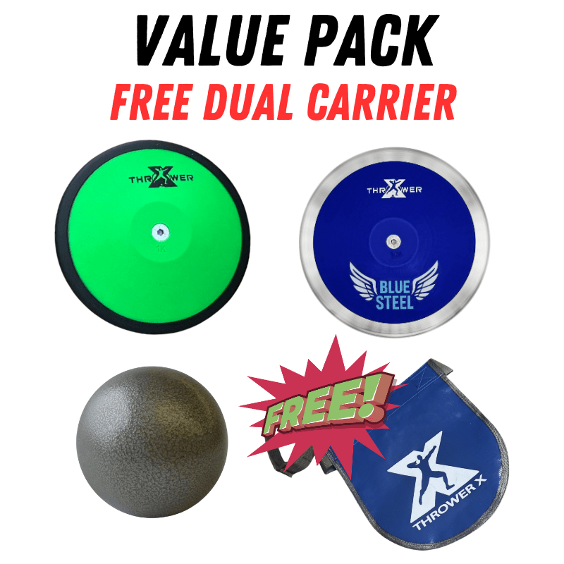 Buy Shot Put and Discus Throw | Value Pack | Free Carrier - Throws Pro Fast Shipping