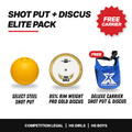 Shot Put and Discus Throw Elite Bundle | Competition Legal | Free Deluxe Carrier