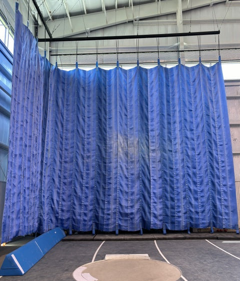EvelTarp Throwing Curtain | Modular Impact Panel System | Indoor Throws Training