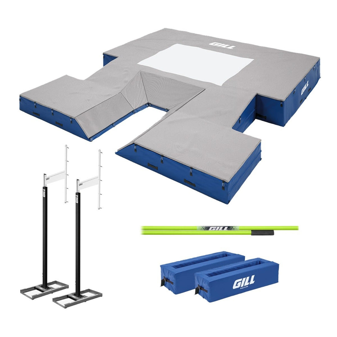 Gill S4 pole vault value pack with pit and standards