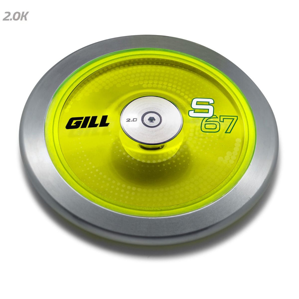Discus 2 Kilos S-Series 67-80% Rim Weight (Low-Medium Rotation) - Throws Pro 