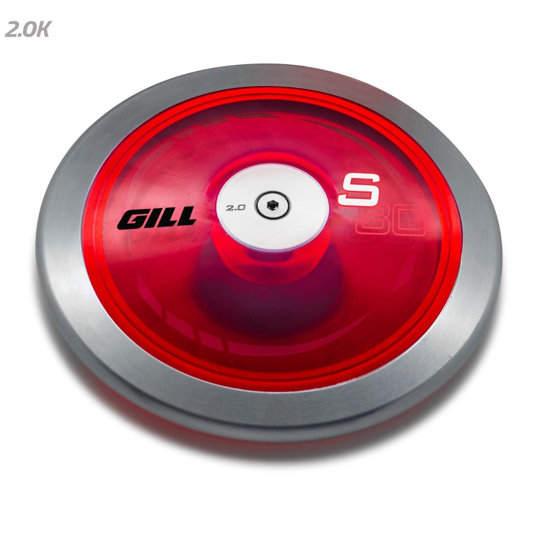 Discus 2 Kilos S-Series 67-80% Rim Weight (Low-Medium Rotation) - Throws Pro 